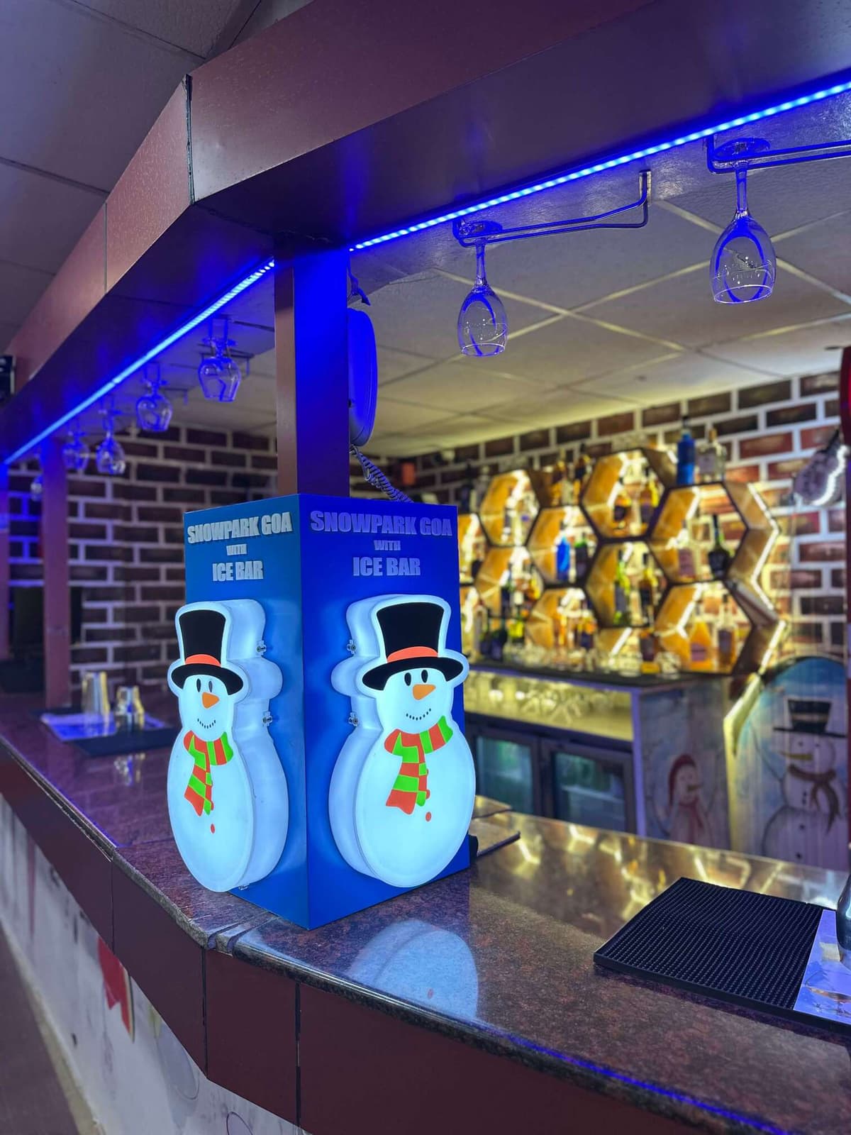 Ice Bar-Drinks In Real Ice Glass